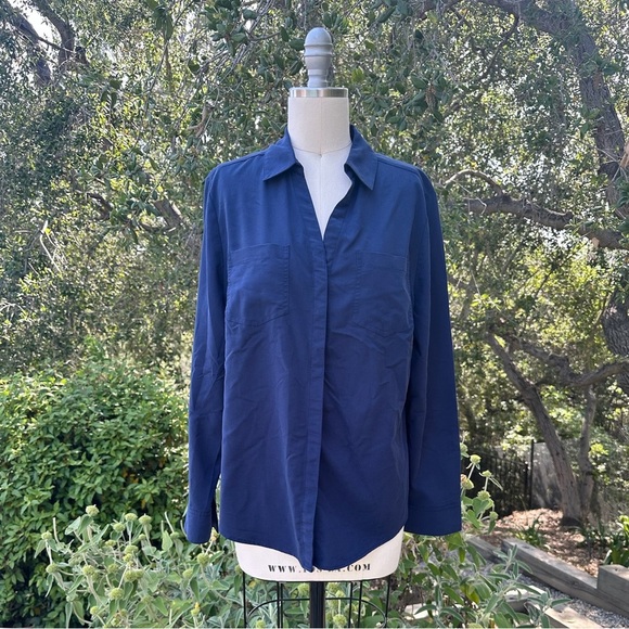 Chico's button-down long sleeve top -  Chico’s size 0 - Picture 1 of 4